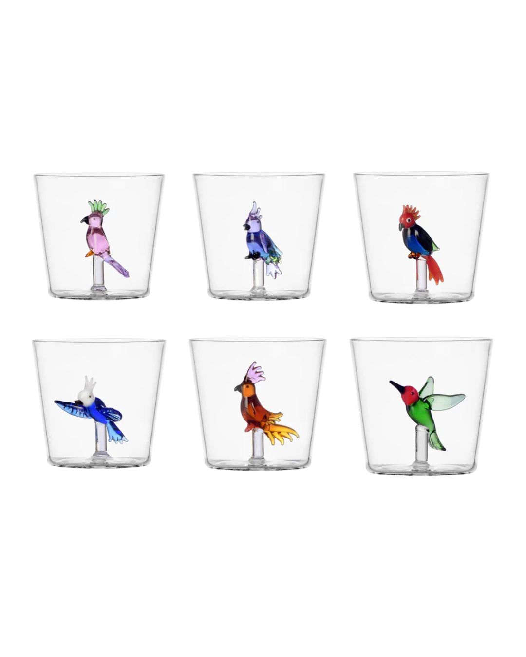 Bicchieri - Ichendorf Milano set 6 Bicchieri Acqua Collezione Talking Trees