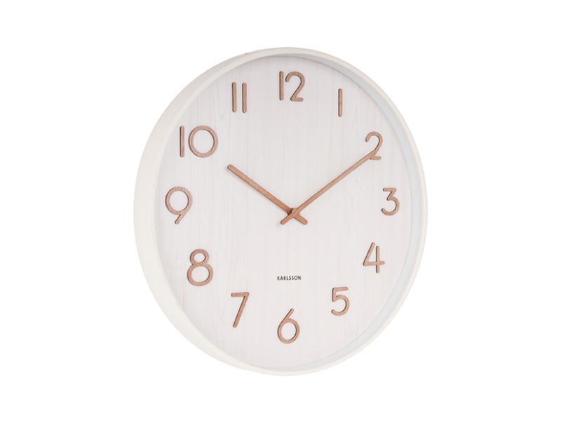 Orologi - Karlsson Orologio da Parete Pure Large Bianco - immagine 2