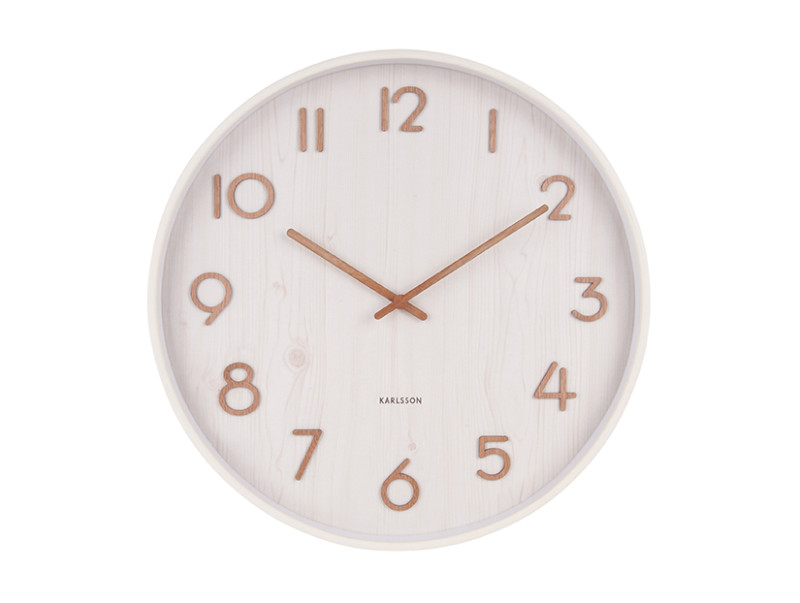 Orologi - Karlsson Orologio da Parete Pure Large Bianco
