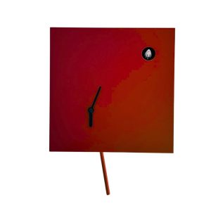 Orologi - Domeniconi Orologio Cucù Icona Quadrato Rosso