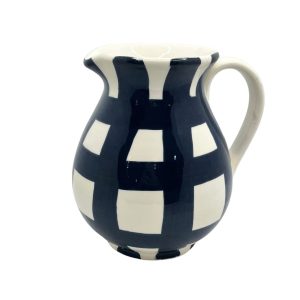 Caraffa - Arcucci Dolce Vita Vichy Caraffa Ceramica Blu