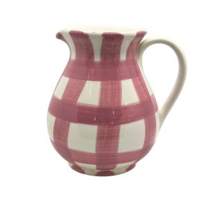 Caraffa - Arcucci Dolce Vita Vichy Caraffa Ceramica Rosa
