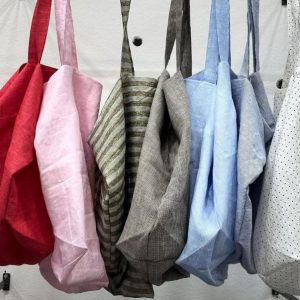 Atelier Carta Bianca - Borsa Double Face in Cotone/Lino