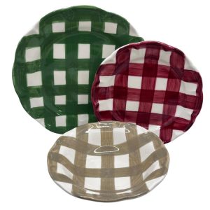 Piatti - Arcucci Collezione Dolcevita 4 P.T. Vichy Assortiti