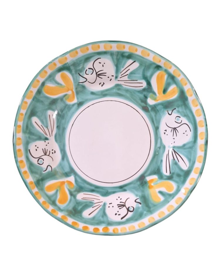 Piatti - Solimene Decoro Campagna 5 Piatti Piani Assortiti Mix2 - immagine 6