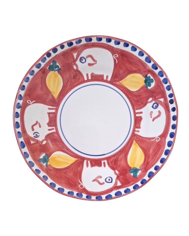 Piatti - Solimene Decoro Campagna 5 Piatti Piani Assortiti Mix2 - immagine 3