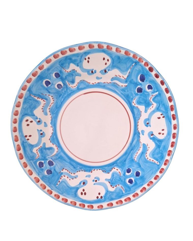 Piatti - Solimene Decoro Campagna 5 Piatti Piani Assortiti Mix2 - immagine 5