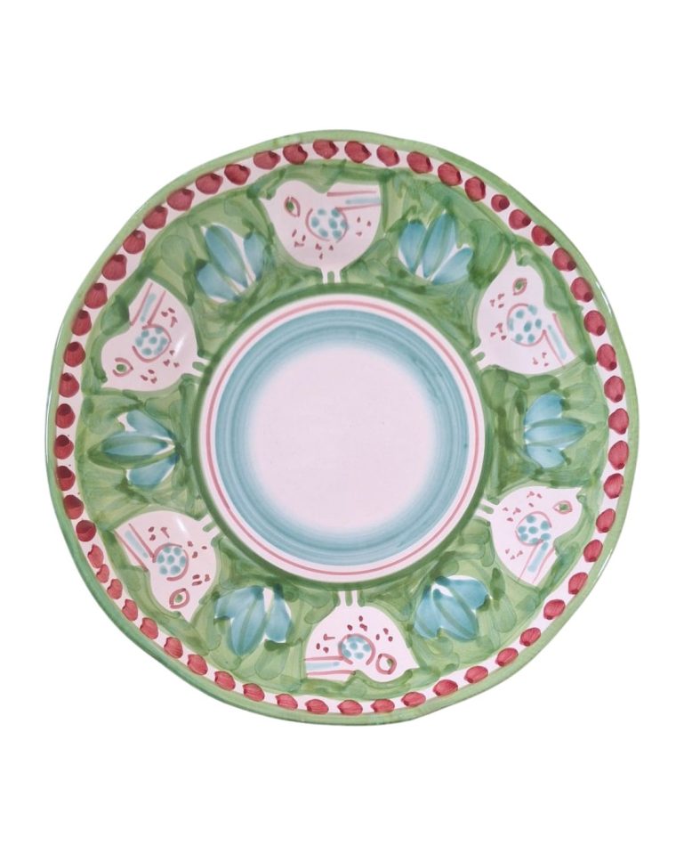 Piatti - Solimene Decoro Campagna 5 Piatti Piani Assortiti Mix2 - immagine 2