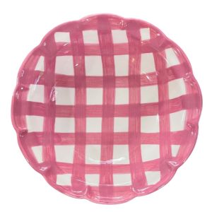 Piatti - Arcucci Dolce Vita Vichy Insalatiera Rosa