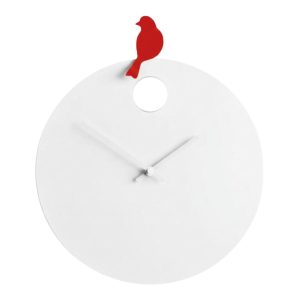 Orologi - Domeniconi Orologio da Parete Freebird Bianco/Rosso